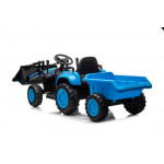Elektrický traktor s lyžicou BW-X002A- modrý